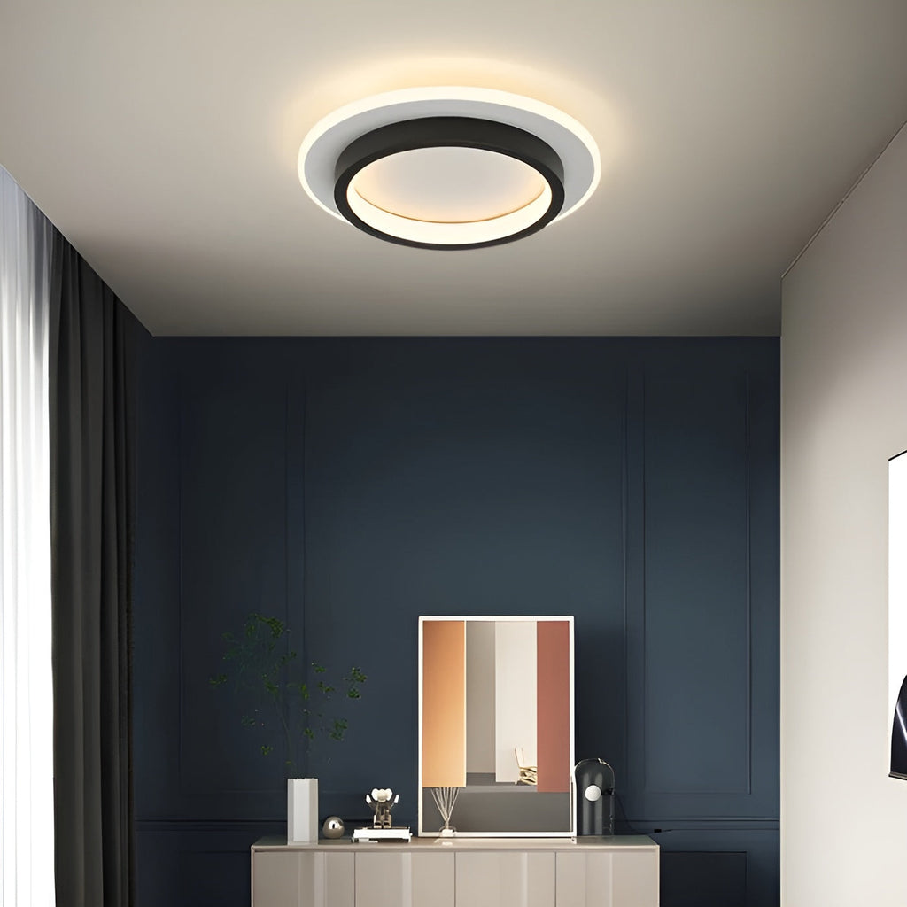 Lampada da soffitto rotonda – Design snodato e moderno | Perfetta per soggiorni e sale da pranzo
