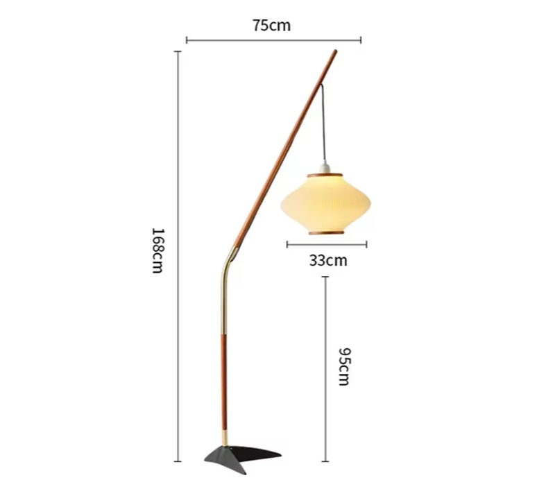 ScandiGlow Lampada da Terra LED Minimalista