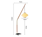 ScandiGlow Lampada da Terra LED Minimalista
