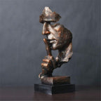 SerenitySculpt - Statua astratta suggestiva per una riflessione serena