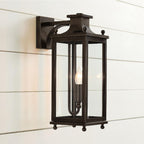 Lampada da Parete da Esterno in Ottone e Vetro