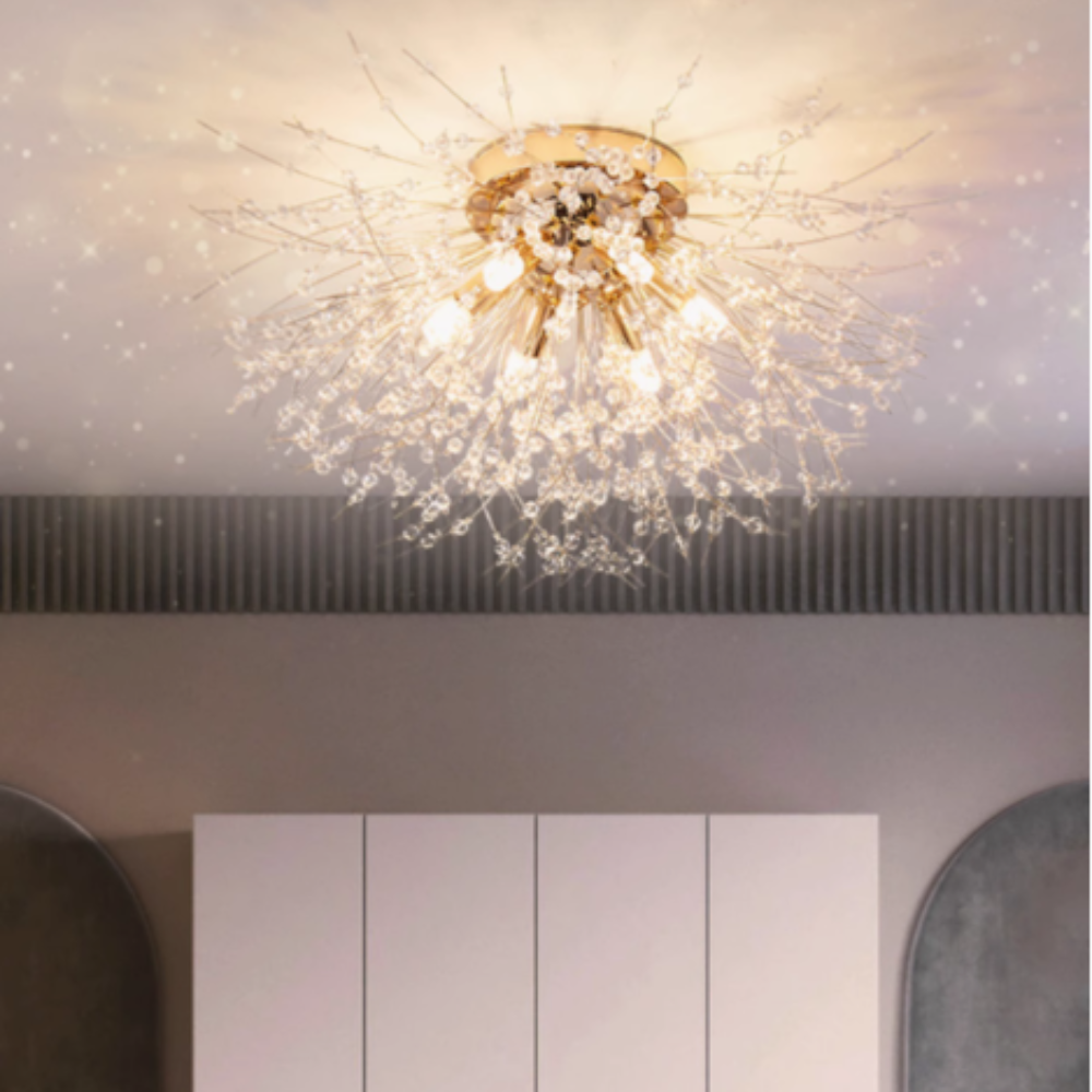Lampada a Sospensione Vintage Kalia Fuoco Dandelion