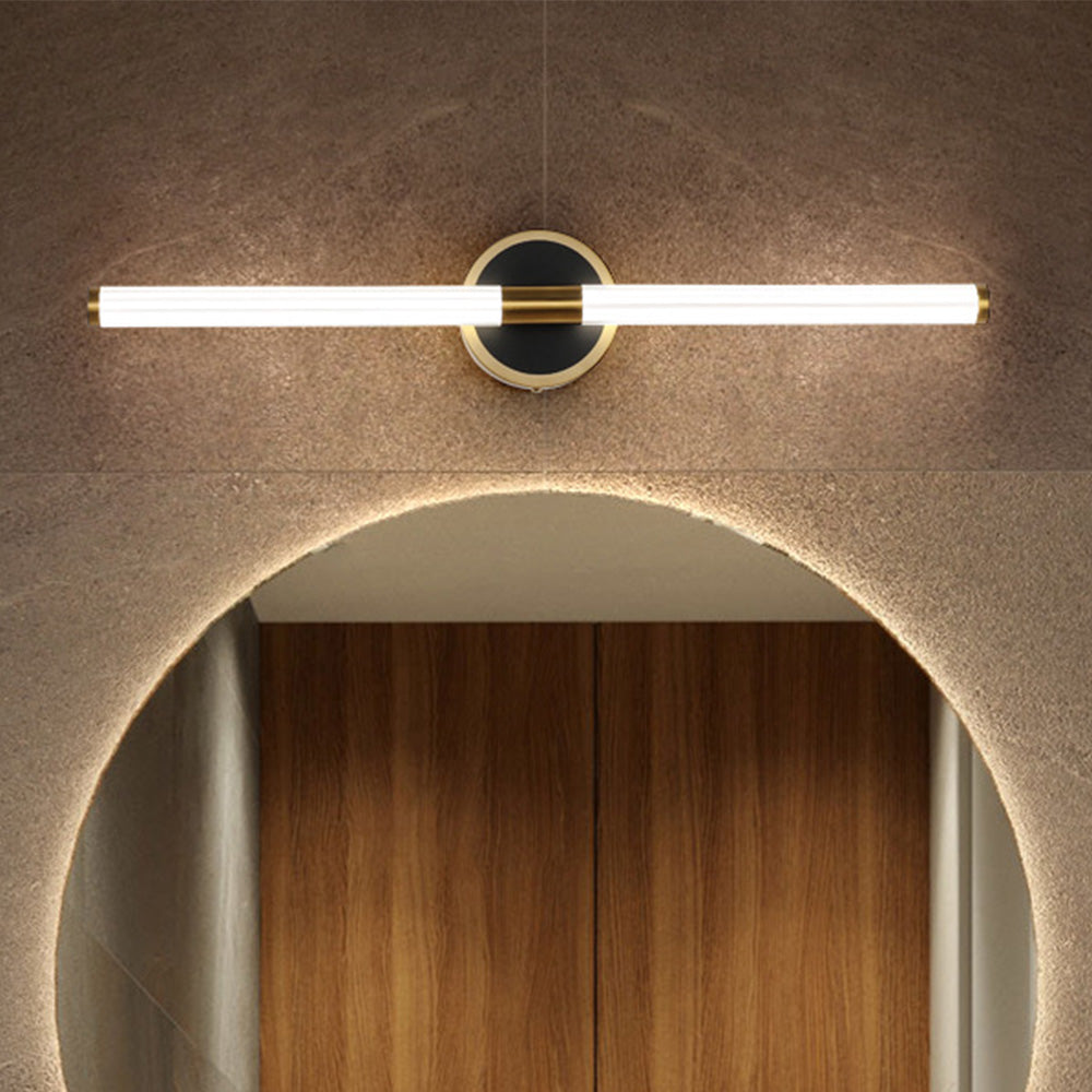 Lampada da Parete Frontale con Specchio Lineare Designer Arisha