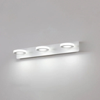 Lampada da parete LED da bagno in alluminio con 1-4 teste