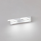 Lampada da parete LED da bagno in alluminio con 1-4 teste