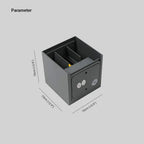 Ray Applique da Esterni Quadrato Regolabile LED