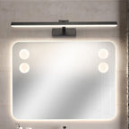 Arisha Specchio LED Rotabile Lampada da Parete Vanity, Metallo, Bagno