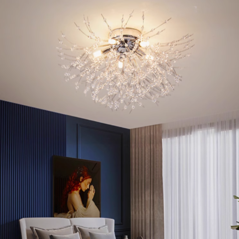 Lampada a Sospensione Vintage Kalia Fuoco Dandelion