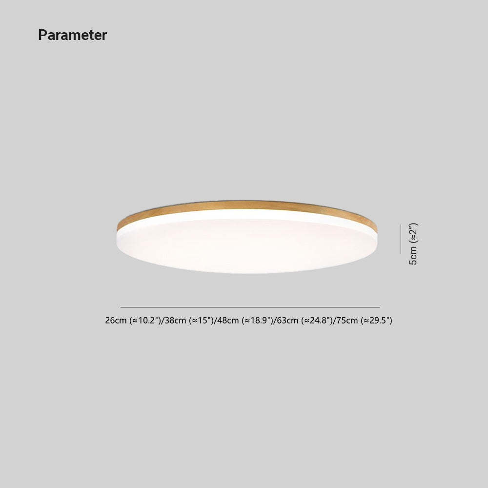 Eilo Lampada da Soffitto in Legno