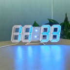 LumiSync Orologio da Parete LED 3D – Orologio Digitale Moderno con Illuminazione Dimmerabile