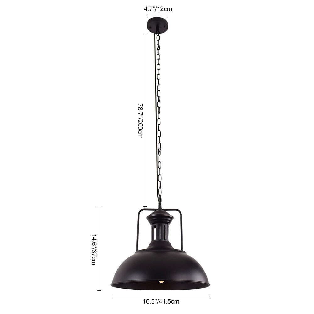 Lampada a sospensione industriale Ulven