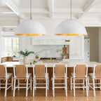 1-Luce Industriale Oversized Lampadario a Cupola in Metallo