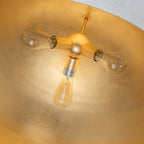 1-Luce Industriale Oversized Lampadario a Cupola in Metallo
