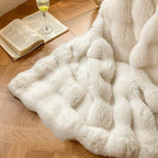 Coperta in Pile Bubble – Plaid Morbido di Lusso per Maggiore Comfort