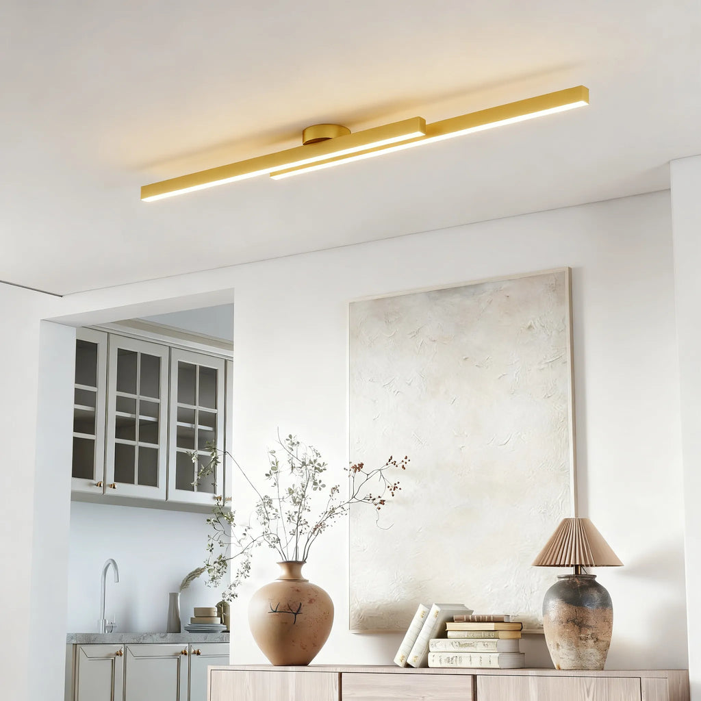 Moderna Lampada da Soffitto in Alluminio a Striscia Lunga