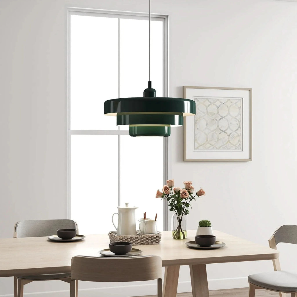 Lampadario in Ferro Medievale Retro a Tre Livelli