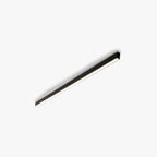 Lampada da soffitto/parete nera lineare Solin