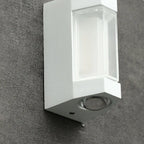 Lampada da Parete Esterno Marve Nordic Up Down, Bianco/Nero