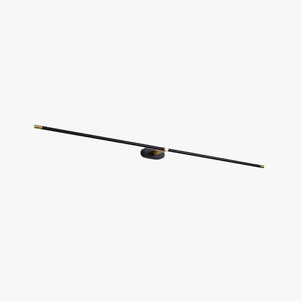 Ivox Lampada da Parete Lineare Minimalista Oro&Nero