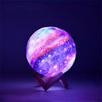 Asteria | Lampada 3D Wireless a Forma di Luna