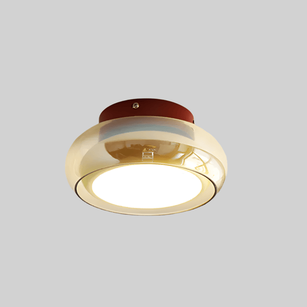 Lampada da soffitto vintage in acrilico LED piccola