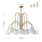 Candelabro Tradizionale in Vetro Vallin