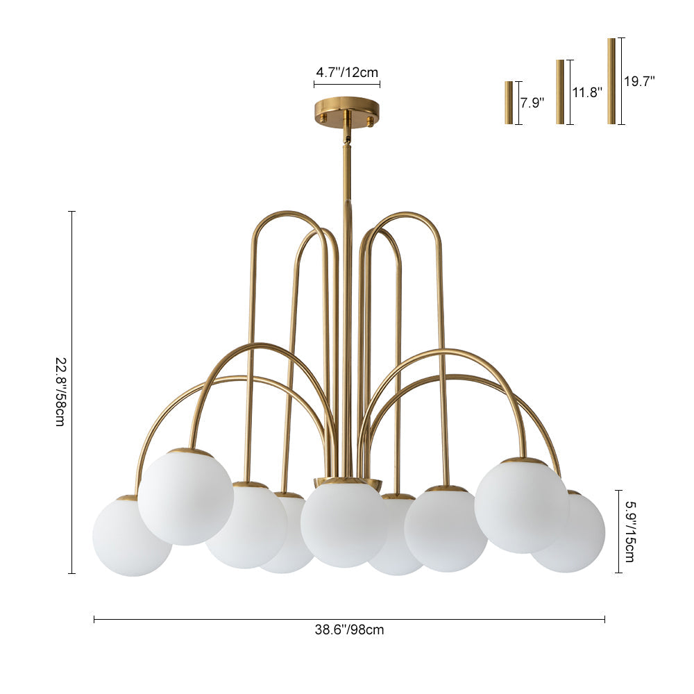 Candelabro Tradizionale in Vetro Vallin