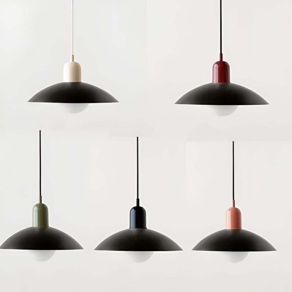 Lampada a sospensione in stile Bauhaus – Design colorato per sala da pranzo e cucina