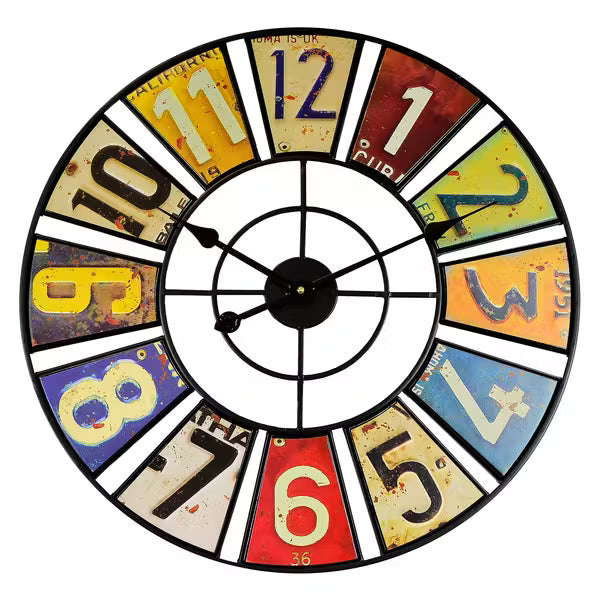 OCS - Orologio da Parete Retro Colorato