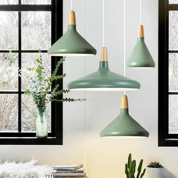 Lampada a sospensione in metallo Macaron Francese