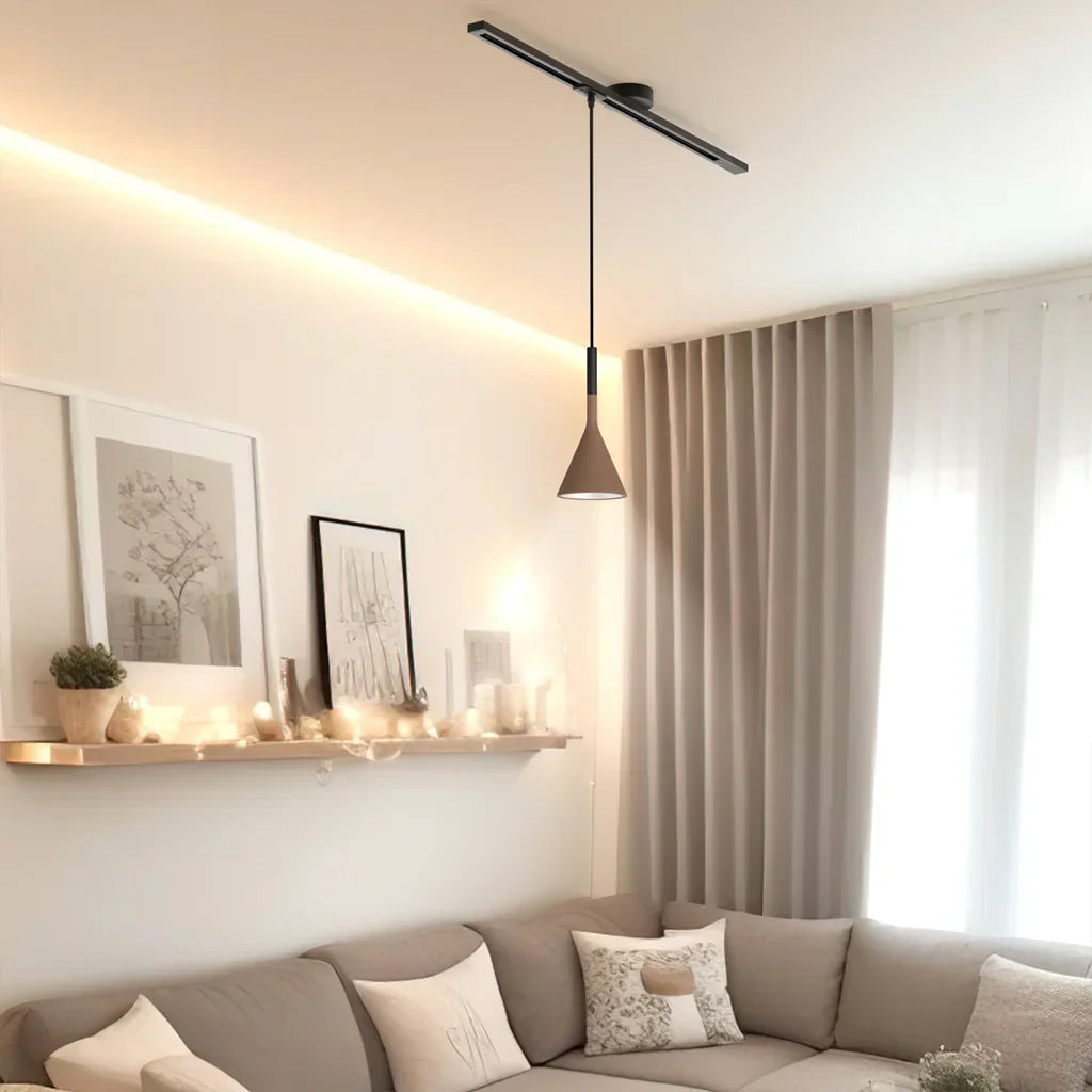 Binario del Soffitto Rotante per Lampada a Sospensione con Montaggio Regolabile