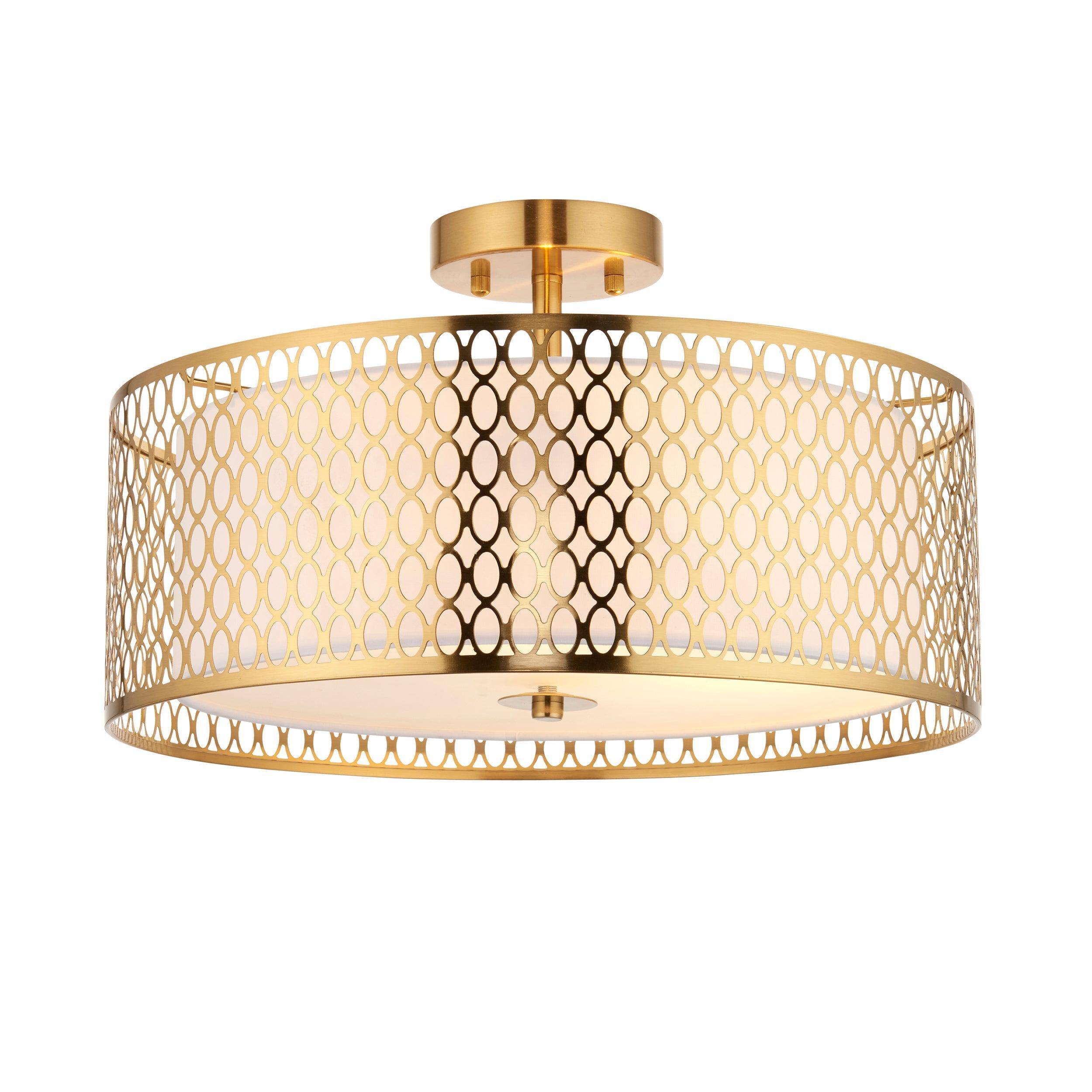 Cordero 3 Luci Oro Soffitto Flush