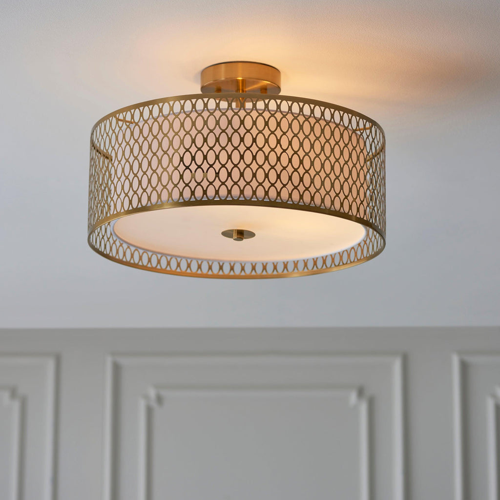 Cordero 3 Luci Oro Soffitto Flush