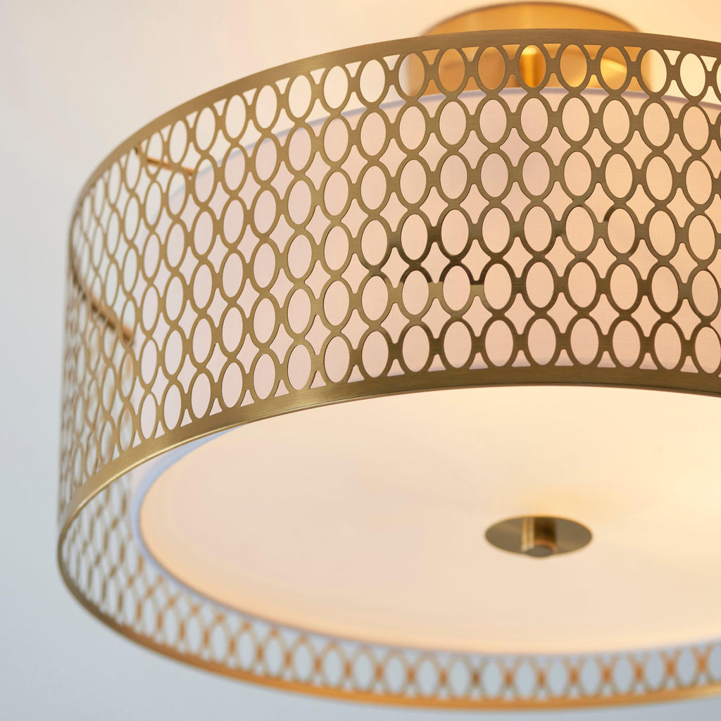 Cordero 3 Luci Oro Soffitto Flush