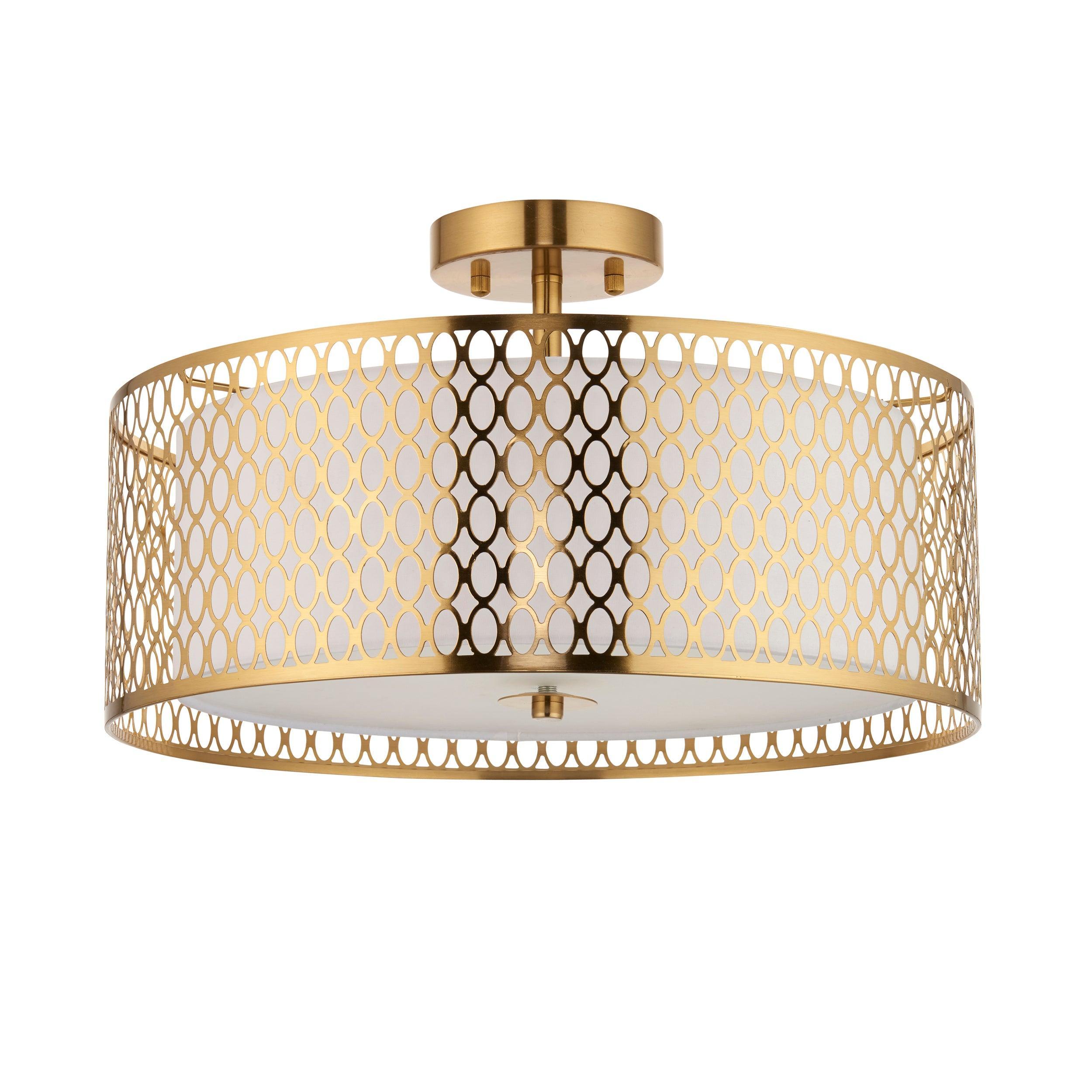 Cordero 3 Luci Oro Soffitto Flush