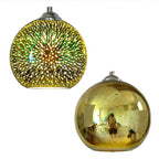 Moderna Creativa Lampada a Sospensione Dome in Vetro Colorato con Fuochi d'Artificio a 1 Luce