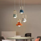 Lampada a Sospensione Moderna Nordica con Manico in Legno 1 Luce