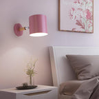 Sconces da Parete Rotante a Cilindro Nordic Macaron con 1 Luce