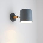 Sconces da Parete Rotante a Cilindro Nordic Macaron con 1 Luce