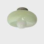 Lampada da soffitto in vetro rotonda classica