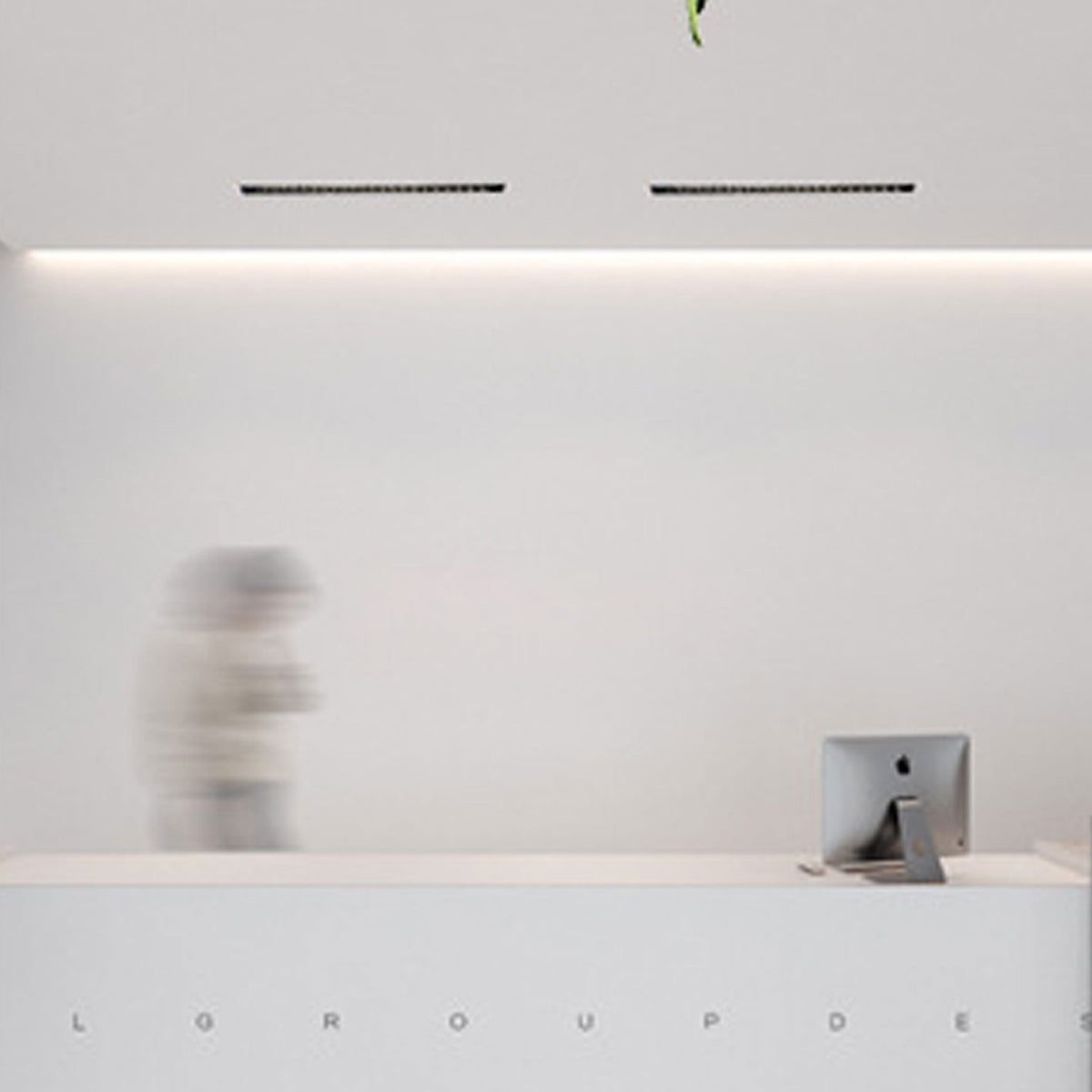 Faretto Lineare LED in Alluminio Minimalista Moderno da Soffitto