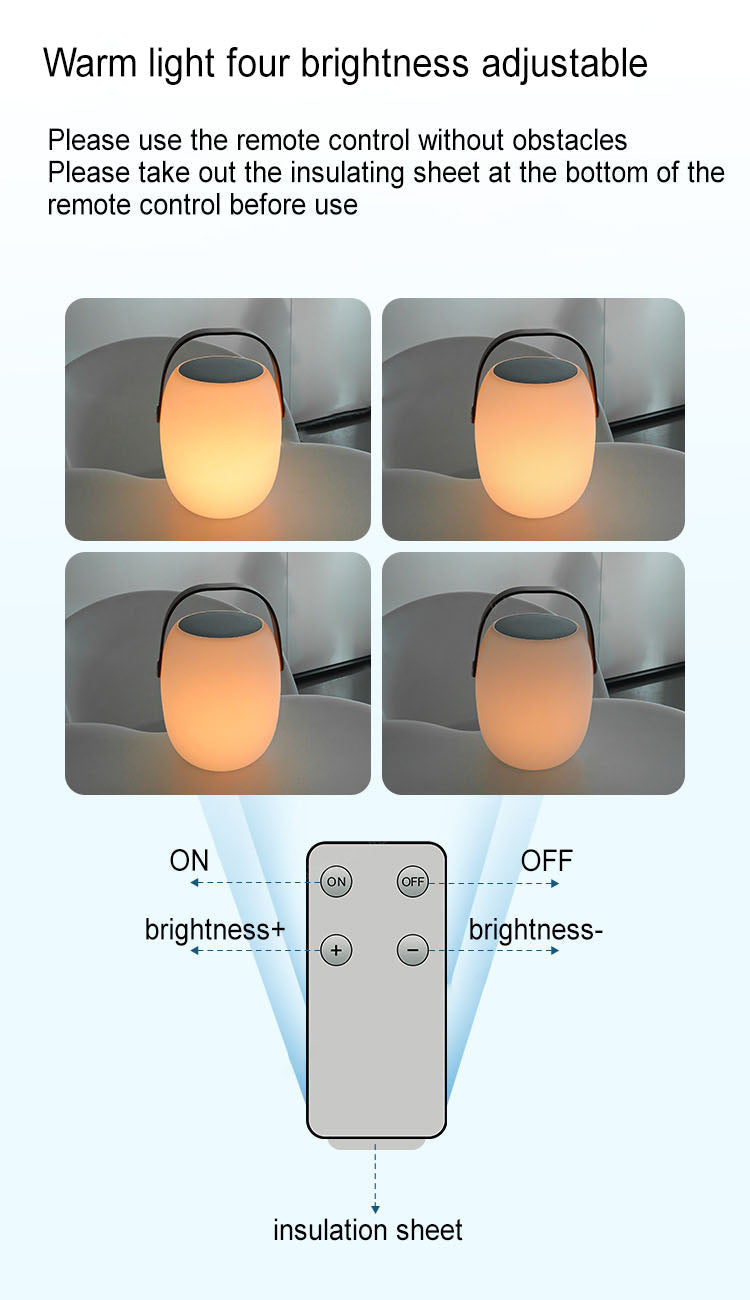 Luce Decorativa LED Portatile a Pannello Solare Impermeabile da Esterno