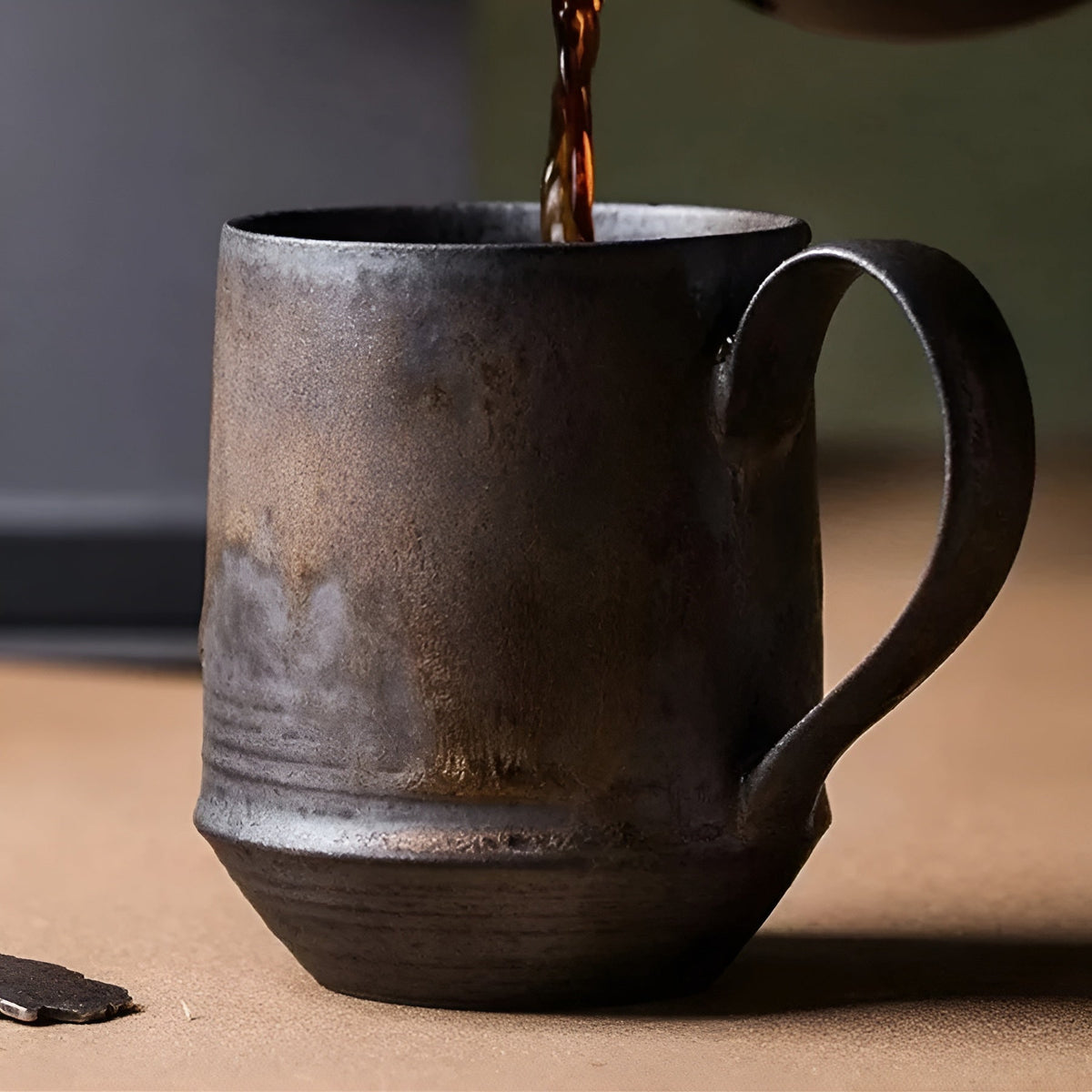 Tazza da caffè in stile rustico – Calda e Confortevole per l'Autunno
