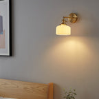 Lampada da parete a 1 luce in ceramica a strisce minimalista moderna