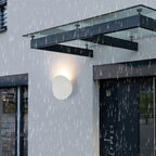 Lampada da Parete Minimalista Rotonda a LED da 1 Luce per Interni ed Esterni