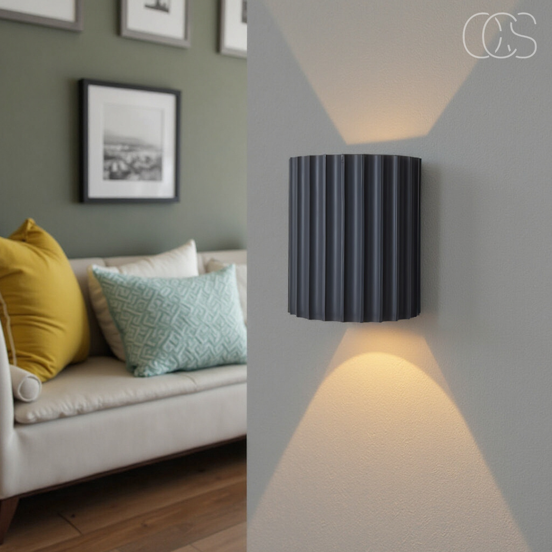 OCS - Lampada da Parete LED Minimalista - Luce Verso Il Basso & Verso L'Alto