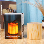 Lampada da Tavolo Notturna Touch LED in Legno Creativo
