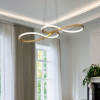 Lampada a sospensione LED con design di note musicali moderne