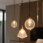 Lampada a Sospensione in Vetro di Cristallo Moderno Nordic