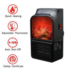 PTC Wandkachel 500W con Effetto Fiamma – Stufetta Elettrica Compatta
